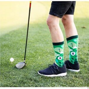 NWT "I'd Rather Be Golfing" Men's Golf Socks Lavley